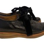 Pomm D’Orr Black Leather Pointy Toe Shoes Size 7 Black Photo 1