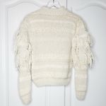 Ulla Johnson Delma Fringe Pullover Sweater Cream Ivory Tassel Knit Size P / XS Photo 6