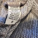 LA Made  Brown Knit Tank Dress Knit with Sweater Bottom Trim Small Photo 5