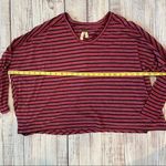 Free People We the Free Striped Oversize Tee Shirt. Size XSmall. Photo 5