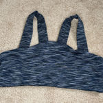 Outdoor Voices  Heathered Blue Freeform Square Neck Sports Bra. Size Large Photo 0