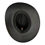 HAT MEXICAN Artisanal Hand Painted Fedora Floral Sombrero Panama Bohemian Black Photo 4