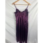 Max Studio NWT  Spaghetti Strap Body Con Satin Dress Purple Size Small Photo 7
