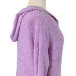 Caslon Hooded Sweater Snap Front Kangaroo Pocket Purple Orchid Women’s Size XL Photo 8