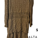 Altar'd State  Brown Long Sleeve Dress Photo 0