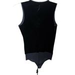 Commando  Velvet Signature Sleeveless Bodysuit Black Medium Photo 6