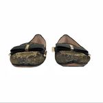 Vince Camuto Womens 5.5M Rowley Bow Tie Animal Print Leather Flats Photo 1