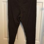 Michael Kors MICHAEL Leggings Brown Capri Length Leggings with Rhinestone Logo L Photo 4