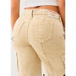 True Religion Beige Tan Bobbi Low Rise Baggy Big T Relaxed Cargo Pants Size 27 Photo 5
