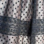 Gunne Sax Deadstock 90s Jessica McClintock Strapless Polka Dot Tulle HoCo Party Photo 3