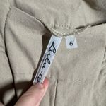 Lulu B Capri Pull On Pant Women 6 Tan/Stone Stretch Golf Sport Active Preppy Tan Photo 4