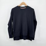 The Normal Brand Puremeso Split Side Overshirt Black High Photo 2