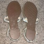 Badgley Mischka  Cara‎ II Crystal Embellished Flat Sandal Rhinestone Bling 7 Photo 9