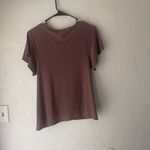 Leith  Women's Size‎ Small Purple Asymmetrical Twisted Career Formal Blouse Photo 7