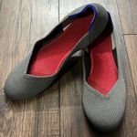 Rothy's  The Flat Pebble Gray Knit Rounded Toe Ballet Flats Slip On Shoes Size 9.5 Photo 0
