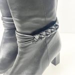 JAVIERA Classic Black Buttery Soft Leather Zipper Closure Point Toe Boots 39 Size 8 Photo 8