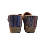 Dansko  Pro Clogs Slip On Shoes Womens 41/10.5 Multicolor Pastel Jute Wedge Heel Photo 2