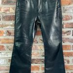 Citizens of Humanity Black Leather Lilah Bootcut Pants, 28 Photo 0