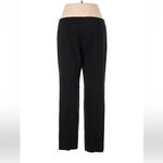 Armani Collezioni  sleek 100% wool Trousers size 6 Black Wide Leg side zip Photo 1