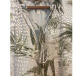 Ted Baker Glimmah Long Sleeve Dress Velvet Burnout Size 4 US 10 Medim M Photo 2