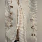 Love, Bonito Knit Metal Clasp Cardigan – Ivory – Size L/XL – NWT Cropped Photo 5