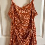 Forever 21 Linen Tribal Print Wrap Dress - Large Photo 0