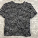 J.Crew  Navy Tweed Short Sleeve Top Photo 3