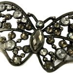 Novelty Belt Buckle Beaded Butterfly Interchangeable Large u Silver Photo 2