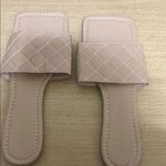 Wild Diva  Beige Quilted Slide Sandals Photo 0