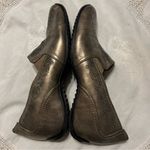 Easy Street  Bronze Metallic Slip On Shoes Women’s Size 7.5 Lazer Cut Design Photo 7