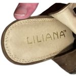 Liliana Thigh High Lace Faux Suede Brown Boots Size 8 Boho Modern Streetwear Photo 3