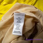 Cinq à Sept New!‎ Cinq A Sept Yellow Long Sleeve Ruched V Neck Miah Mini Dress, size 2 Photo 14