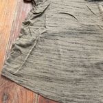 Anthropologie  Olive Green and Black Striped Women's Top size Large Photo 4