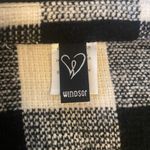 Windsor  Black & White Long Coat  Photo 2