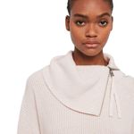 ALLSAINTS Kadine Funnel Roll Neck Sweater Hush Pink Small Photo 71