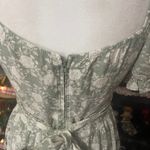 Altar'd State Altar’d State moss green & white belted fit & flare mini dress. Size S. Photo 5