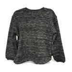 Lucky Brand  Black and White Embroidered Sweater- Size XSmall Photo 1