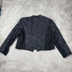 Chico's NWT  Moto Jacket Bonded Lace LS Jack Black Career Party Size 3 US XL $139 Photo 2