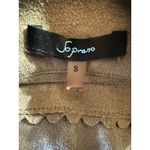 Soprano  Faux Suede Scalloped Hem Brown Boho Western Mini Skirt Sz S Photo 4