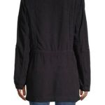 Free People Charley Linen Blazer In Midnight Photo 4