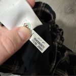 American Eagle Navy Blue & Gray Plaid Tie Waist Shorts Size M NEW Photo 5