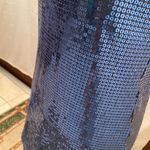 Urban Outfitters Behavior Blue Sequin Sleeveless Tank Top Photo 3