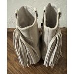 ZARA y2k style NWT Cowboy Ankle Boots with Fringe 6.5 100% Leather Boho Sweet Photo 3