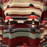 Blair  Womens Vintage Fair Isle Aztec Turtleneck Fleece Top Shirt Multicolor M Photo 2