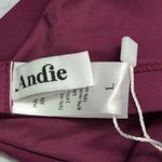 ANDIE Caicos Top Plum Swimwear Bathing Suit Triangle Adjustable Size L New Photo 3