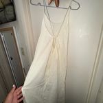 Shade & Shore Cream Maxi Swim Coverup with Side Slit Photo 2