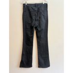 Madewell  Skinny Flare Jeans in Bell haven Black Wash: Slit-Hem Edition Size: 28 Photo 5