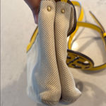 Tory Burch  Miller Canvas Crossbody Bag in Lemon Drop Photo 5