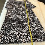 George Black & White dress asymmetric neckline size XL missing belt Photo 7