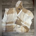 Rachel Roy RACHEL  Tan and White Plaid Cape Photo 1